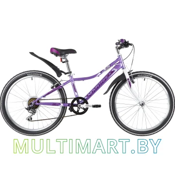 Горный велосипед Novatrack Alice 24SH6SV.ALICE.12LC20 (фиолетовый, 2020)